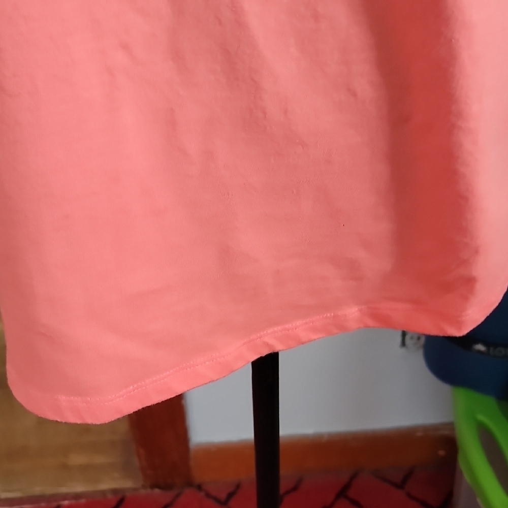 Sonoma Coral V-Neck Short Sleeve Tee - Picture 3 of 5